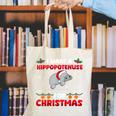 Christmas Math Teacher Hippopotenuse Math Lovers Xmas Canvas Tote Bag, funny gift Christmas Math Teacher Hippopotenuse Math Lovers Xmas Canvas Tote Bag, funny gift