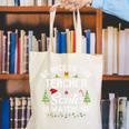 Christmas Be Nice To The Teacher Santa Is Watching Xmas Canvas Tote Bag, funny gift Christmas Be Nice To The Teacher Santa Is Watching Xmas Canvas Tote Bag, funny gift