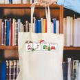Christmas Santa Special Education SPED Teacher Xmas PJ Canvas Tote Bag, funny gift