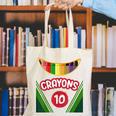 Crayon Box Fun Teacher Student Crayon Squad Halloween 2022 Canvas Tote Bag, funny gift Crayon Box Fun Teacher Student Crayon Squad Halloween 2022 Canvas Tote Bag, funny gift