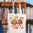 Crunching Numbers Just Like Leaves Pumpkin Fall Teacher Canvas Tote Bag, funny gift