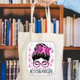 CTE Teacher In October We Wear Pink Breast Cancer Awareness Canvas Tote Bag, funny gift CTE Teacher In October We Wear Pink Breast Cancer Awareness Canvas Tote Bag, funny gift