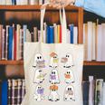 Cute Ghost Reading Books Teacher Halloween Reading Men Women Kids Canvas Tote Bag, funny gift Cute Ghost Reading Books Teacher Halloween Reading Men Women Kids Canvas Tote Bag, funny gift