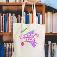 Cute Teacher's Aide Shirt 80's 90's Back To School For Men Women Canvas Tote Bag, funny gift