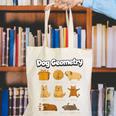 Dog Geometry Math Teacher Back To School STEM Humor Canvas Tote Bag, funny gift Dog Geometry Math Teacher Back To School STEM Humor Canvas Tote Bag, funny gift