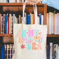 In My Educational Diagnostician Era Learning Support Teacher Canvas Tote Bag, funny gift