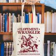 Elopement Wrangler Teacher ABA Behavior Support Cowboy Canvas Tote Bag, funny gift
