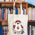 Espooky Vibes Maestra Halloween Spanish Mexican Teacher Canvas Tote Bag, funny gift