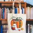 Fall Book Pumpkin Books Ghost Reading Halloween Teacher Canvas Tote Bag, funny gift Fall Book Pumpkin Books Ghost Reading Halloween Teacher Canvas Tote Bag, funny gift