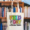 Field Day Yellow Team For Teacher Kids Field Day Games Canvas Tote Bag, funny gift