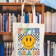 Fifth Grade Team Teachers Boys Girls Retro Smile 5th Grade Canvas Tote Bag, funny gift Fifth Grade Team Teachers Boys Girls Retro Smile 5th Grade Canvas Tote Bag, funny gift