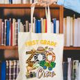 First Grade Zoo Field Trip Squad Matching Teacher Students Canvas Tote Bag, First Grade Teacher Tote Bags, funny gift