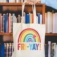 Fri-Yay Friyay Rainbow Colors Teacher Childrens Fun Designs Canvas Tote Bag, funny gift Fri-Yay Friyay Rainbow Colors Teacher Childrens Fun Designs Canvas Tote Bag, funny gift