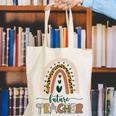 Future Teacher Boho Rainbow Leopard New Grad Student Canvas Tote Bag, Future Teacher Tote Bags, funny gift Future Teacher Boho Rainbow Leopard New Grad Student Canvas Tote Bag, Future Teacher Tote Bags, funny gift