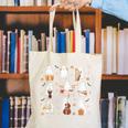 Ghost Music Teacher Halloween Musician Costume Canvas Tote Bag, funny gift