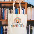Good Day To Teach Tiny Humans Rainbow Teacher Canvas Tote Bag, funny gift Good Day To Teach Tiny Humans Rainbow Teacher Canvas Tote Bag, funny gift