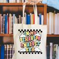 Groovy ABA RBT Therapist In My Behavior Analyst Era Teacher Canvas Tote Bag, Groovy Teacher Tote Bags, funny gift Groovy ABA RBT Therapist In My Behavior Analyst Era Teacher Canvas Tote Bag, Groovy Teacher Tote Bags, funny gift