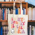 Groovy In My Spooky Teacher Era Halloween Party Boo Canvas Tote Bag, Groovy Teacher Tote Bags, funny gift Groovy In My Spooky Teacher Era Halloween Party Boo Canvas Tote Bag, Groovy Teacher Tote Bags, funny gift