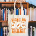 Groovy Teacher Halloween Trick Or Teach Ghost Men Women Kids Canvas Tote Bag, Groovy Teacher Tote Bags, funny gift Groovy Teacher Halloween Trick Or Teach Ghost Men Women Kids Canvas Tote Bag, Groovy Teacher Tote Bags, funny gift