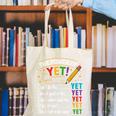 Growth Mindset Teacher Power Of Yet Inspirational Canvas Tote Bag, funny gift Growth Mindset Teacher Power Of Yet Inspirational Canvas Tote Bag, funny gift
