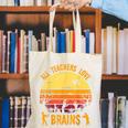 Halloween Costume Teacher Love Brains Zombie Canvas Tote Bag, funny gift Halloween Costume Teacher Love Brains Zombie Canvas Tote Bag, funny gift