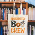 Halloween Kindergarten Boo Crew Kinder Teacher Student Canvas Tote Bag, funny gift