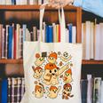 Halloween PE Teacher Costume Ghost Physical Education Canvas Tote Bag, Pe Teacher Tote Bags, funny gift