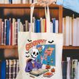 Halloween Skeleton Geography Teacher Pumpkin Bats Classroom Canvas Tote Bag, funny gift Halloween Skeleton Geography Teacher Pumpkin Bats Classroom Canvas Tote Bag, funny gift