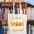 Halloween Teacher I Teach The Most Spooktacular Students Men Women Canvas Tote Bag, funny gift