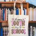Happy 100th Day Of School Leopard Print Teacher Student Kids Canvas Tote Bag, funny gift Happy 100th Day Of School Leopard Print Teacher Student Kids Canvas Tote Bag, funny gift