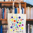 Happy Dot Day 2025 Polka Dot Boys Girls Kids Teacher Dot Day Canvas Tote Bag, funny gift