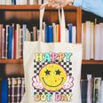Happy Dot Day Hippie Flowers Smile Face Groovy Teacher Kids Canvas Tote Bag, Groovy Teacher Tote Bags, funny gift Happy Dot Day Hippie Flowers Smile Face Groovy Teacher Kids Canvas Tote Bag, Groovy Teacher Tote Bags, funny gift