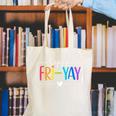 Happy Fri-Yay Fri Yay Teacher Student Friday Weekend Canvas Tote Bag, funny gift Happy Fri-Yay Fri Yay Teacher Student Friday Weekend Canvas Tote Bag, funny gift