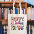 Happy Fri-Yay Teacher Fry Yay Friday Weekend Cute Fri-Yay Canvas Tote Bag, funny gift