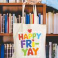 Happy Fri-Yay Teacher Life Weekend Pun Happy Friday Canvas Tote Bag, funny gift Happy Fri-Yay Teacher Life Weekend Pun Happy Friday Canvas Tote Bag, funny gift