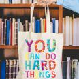 You Can Do Hard Things School Student Teachers Canvas Tote Bag, funny gift You Can Do Hard Things School Student Teachers Canvas Tote Bag, funny gift
