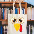 Hilarious Turkey Halloween Thanksgiving Teacher Nurse Canvas Tote Bag, funny gift