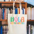 Hola Estudiantes Maestra Back To School Spanish Teacher Canvas Tote Bag, funny gift Hola Estudiantes Maestra Back To School Spanish Teacher Canvas Tote Bag, funny gift