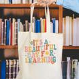 It's a Beautiful Day For Learning Teacher Students Men Women Canvas Tote Bag, funny gift