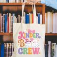 Kinder Boo Crew Kindergarten Teacher Student Halloween Canvas Tote Bag, funny gift