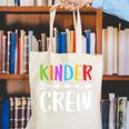 Kinder Crew Shirt Kindergarten Boy Girl Student Teacher Canvas Tote Bag, funny gift