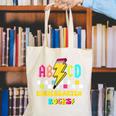 Kindergarten ABCD Rocks Teacher Student Back To School Canvas Tote Bag, funny gift
