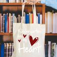 Kindergarten Has My Heart Buffalo Print Teacher Valentine Canvas Tote Bag, funny gift Kindergarten Has My Heart Buffalo Print Teacher Valentine Canvas Tote Bag, funny gift