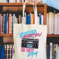 Kindergarten Is My Jam Vintage 80s Boombox Teacher Student Canvas Tote Bag, funny gift