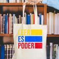 Leer Es Poder Colombian Spanish Teacher Maestra Colombia Canvas Tote Bag, funny gift Leer Es Poder Colombian Spanish Teacher Maestra Colombia Canvas Tote Bag, funny gift