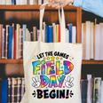 Let The Games Field Day Begin Tie Dye Adults Teacher Kids Canvas Tote Bag, funny gift