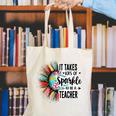 It Take Lots Of Sparkle To Be A Teacher With Sunflower Canvas Tote Bag, funny gift It Take Lots Of Sparkle To Be A Teacher With Sunflower Canvas Tote Bag, funny gift
