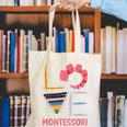 Love Montessori Education Math Teacher Canvas Tote Bag, funny gift