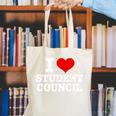 I Love Student Council Student Teacher Canvas Tote Bag, funny gift I Love Student Council Student Teacher Canvas Tote Bag, funny gift