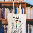 Mad Scientist Shirt Kids Boys Youth Science Teacher Canvas Tote Bag, Science Teacher Tote Bags, funny gift